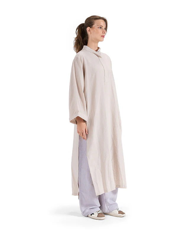 CL Crinkle Linen Long Shirt - AED