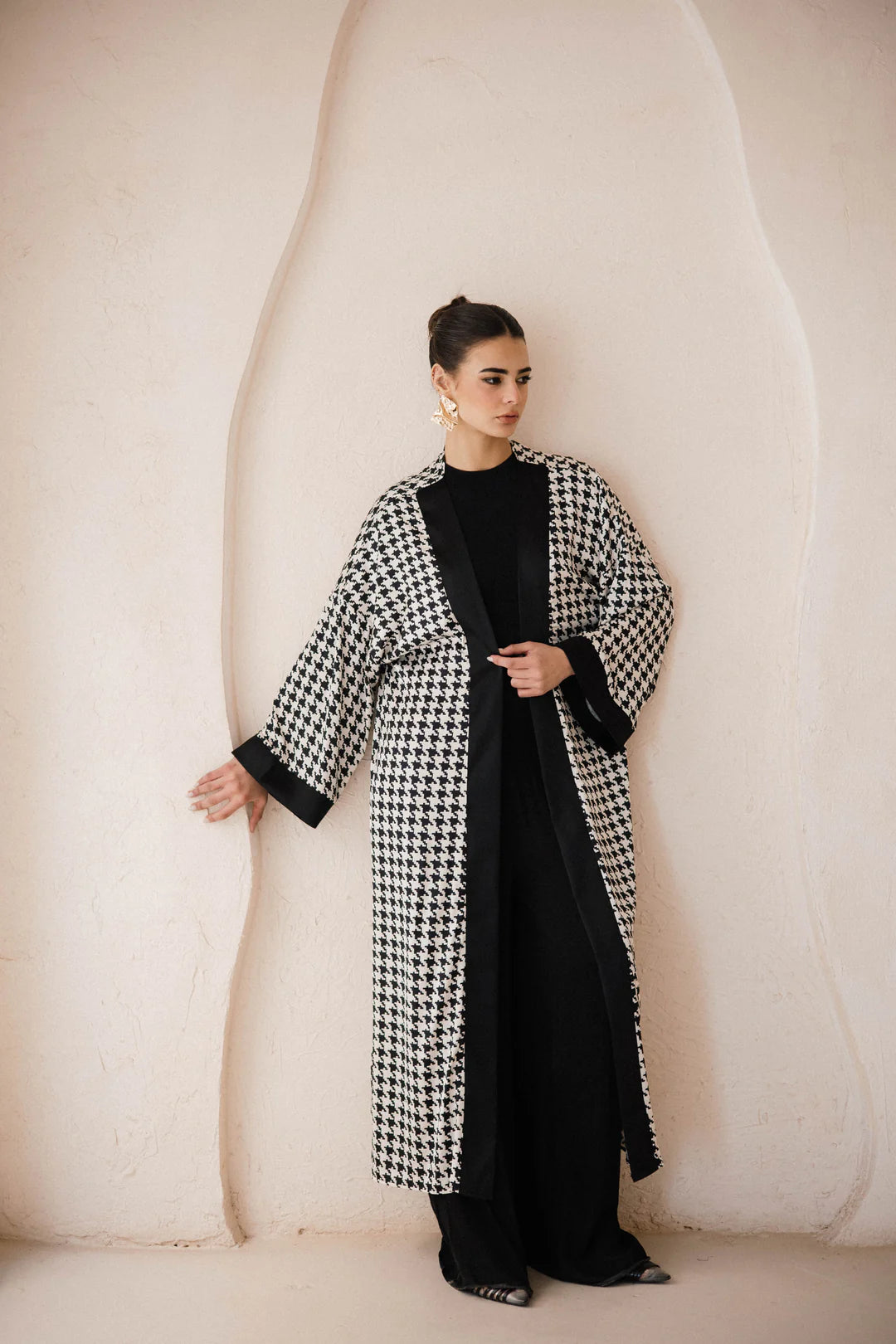 Houndstooth kaftan - Taj