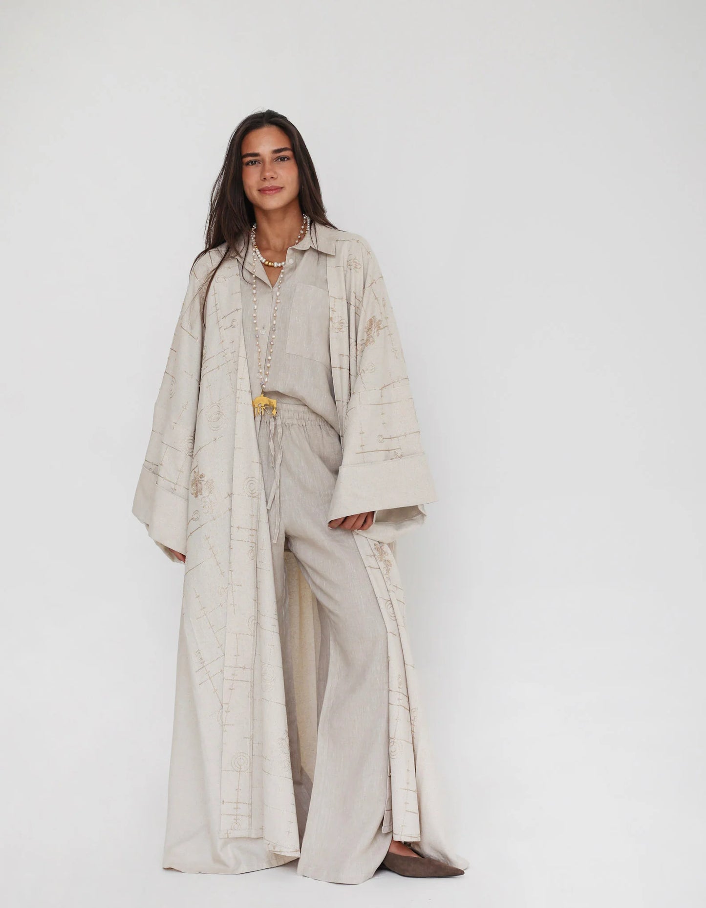 The solar weave caftan - Tamaa