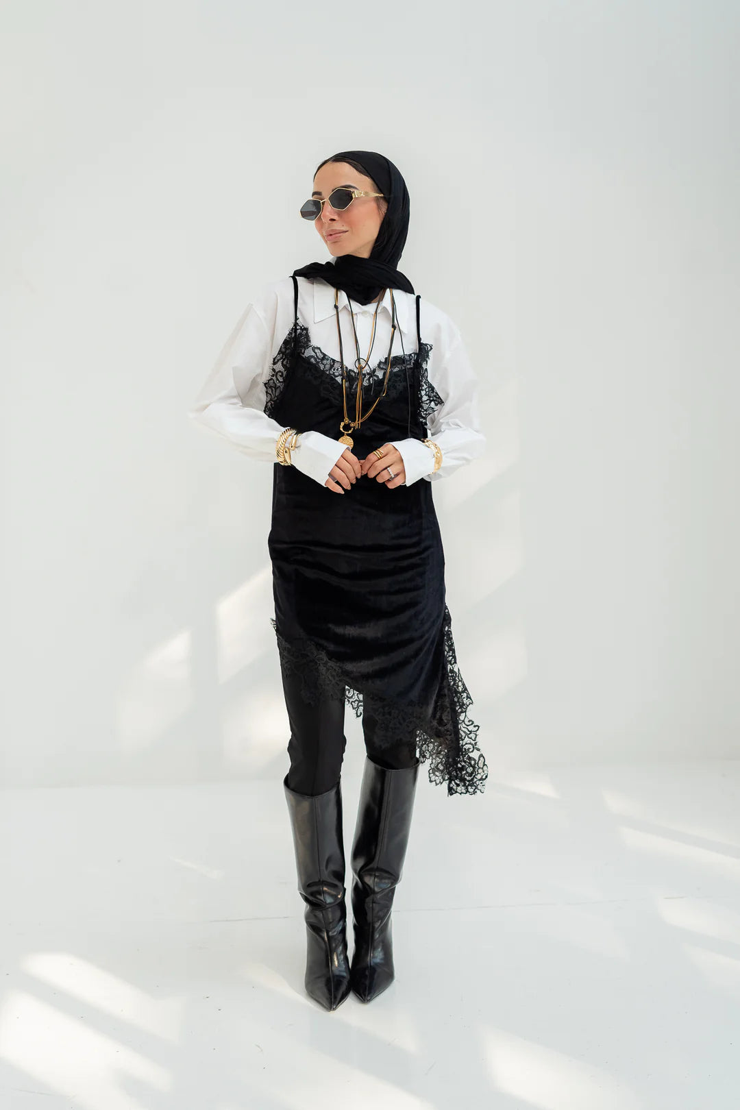 The Velvet Lace top dress - lail