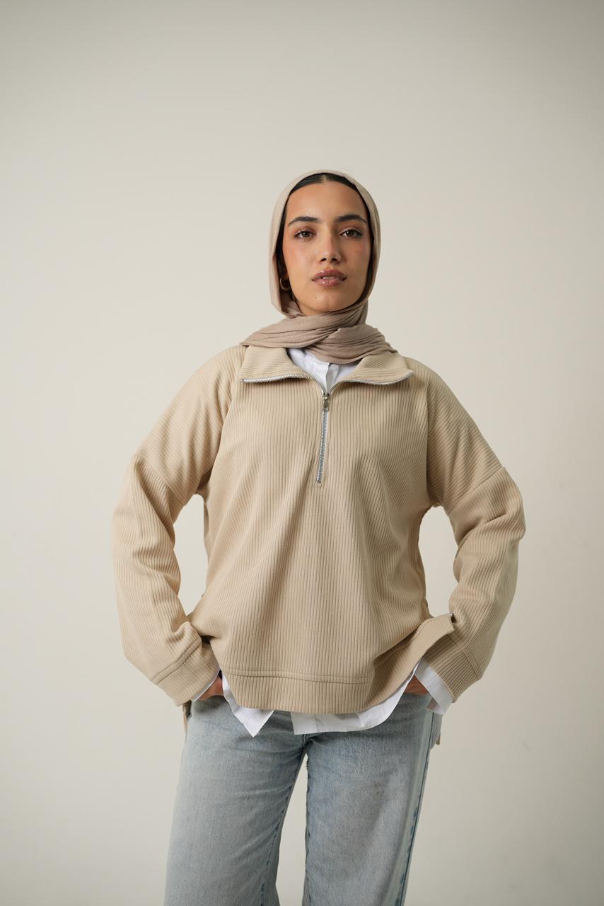 Zipper sweater Double Ann