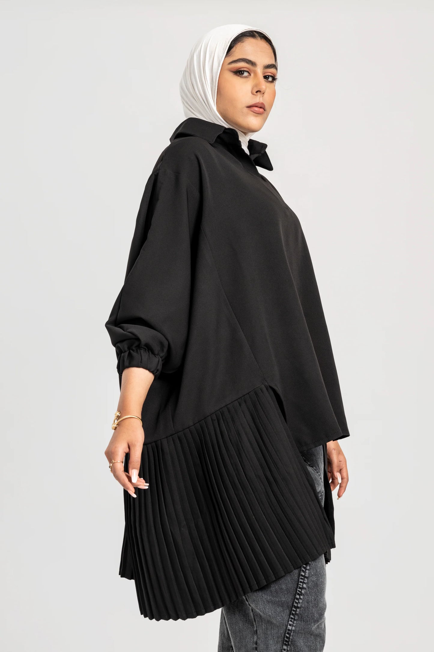 Pleated Top - Theyab
