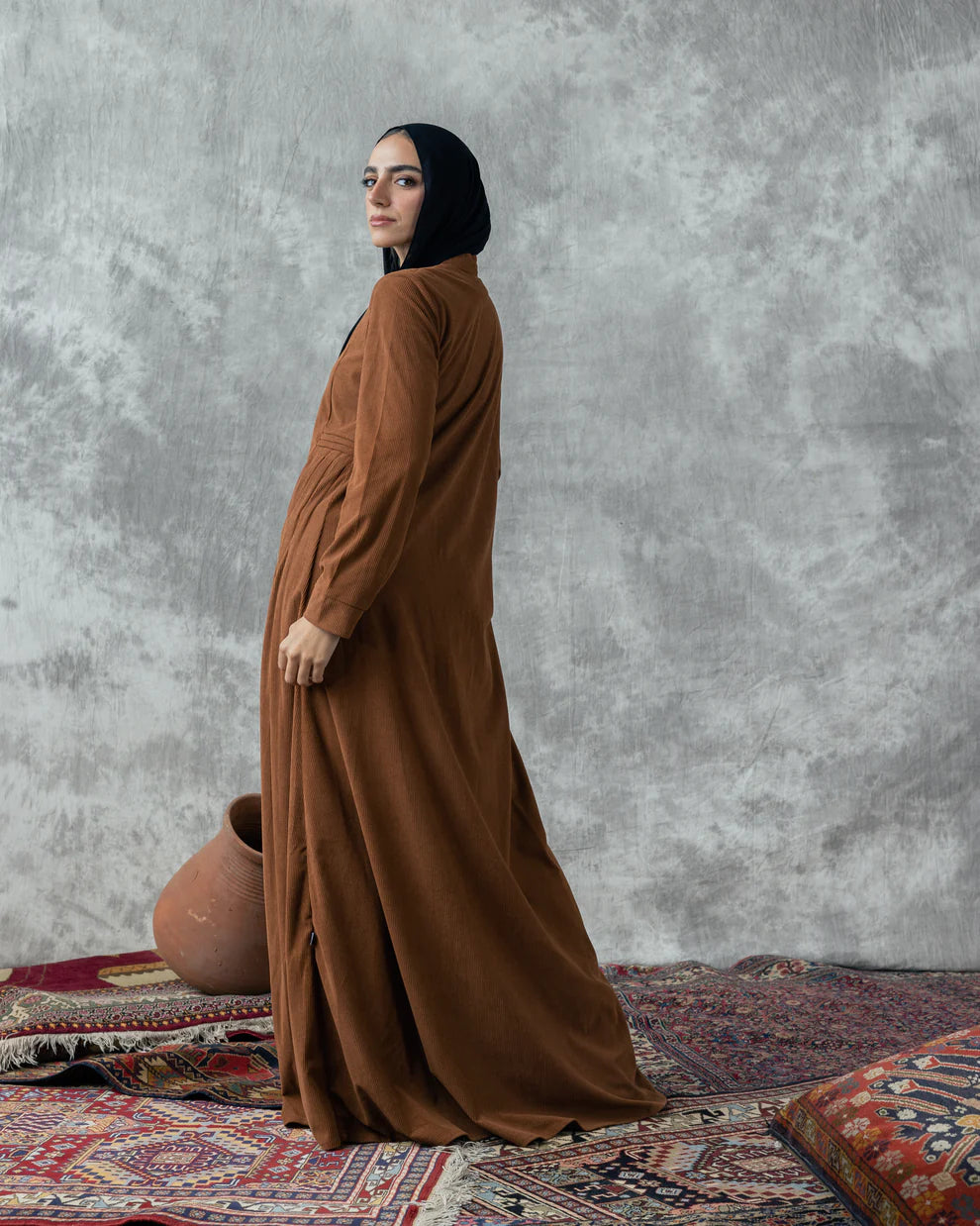 Rib Velvet Code fw104 - The cape