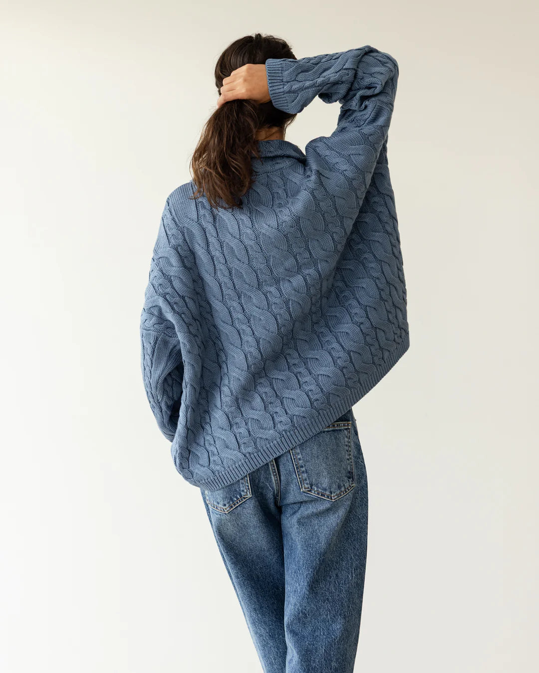 The woven-zip-sweater - Ascia
