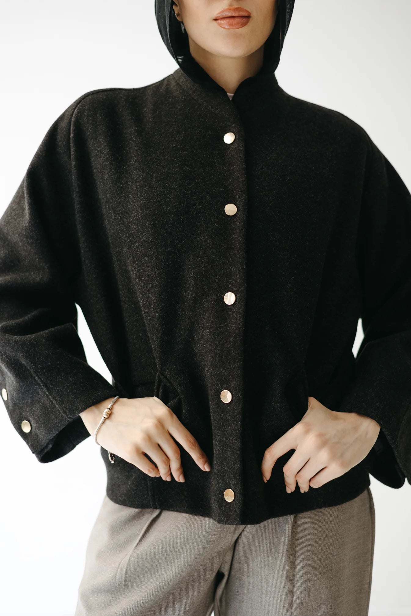 Odette jacket - Peach and mint