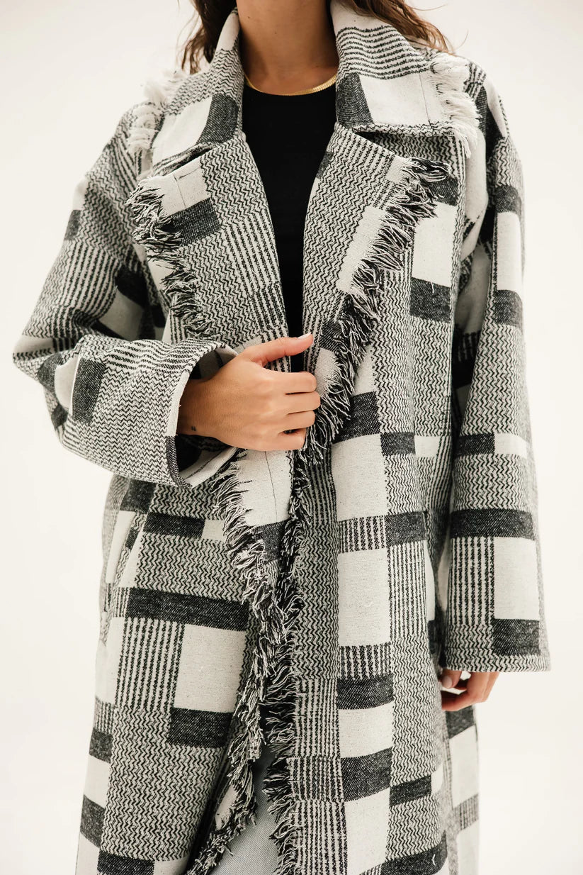 Checkered coat - Maison taj