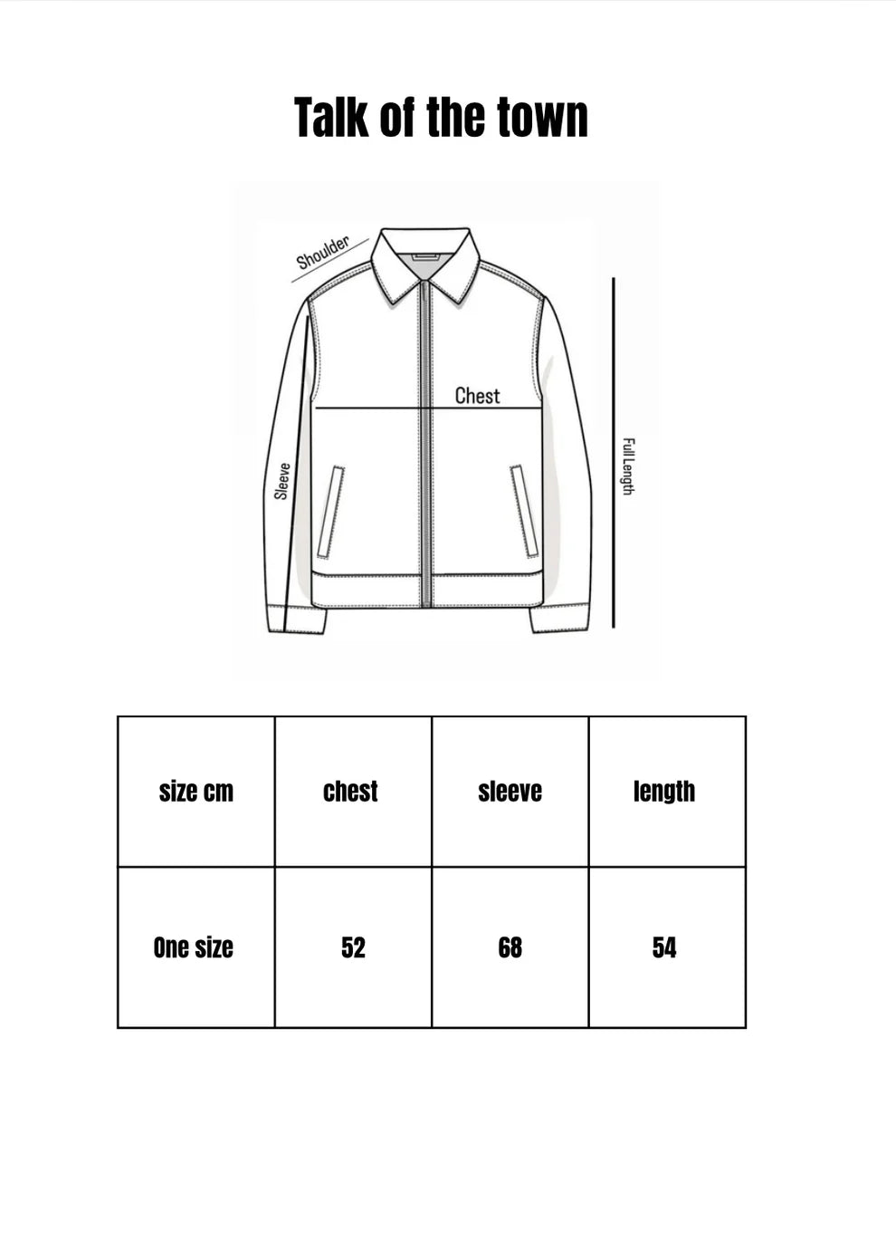 Talk of the town leather jacket - Amalia