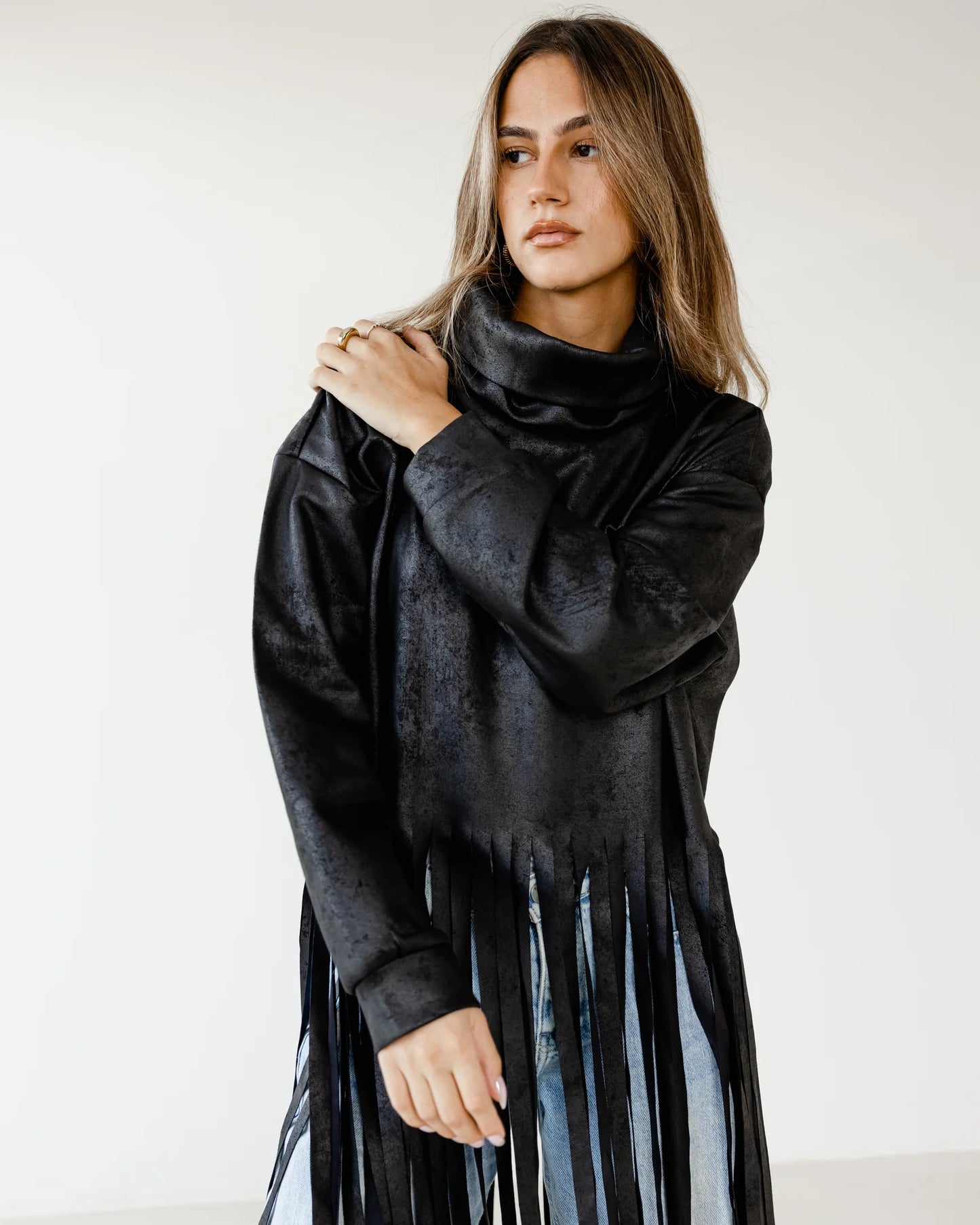 Fringe Out Suede Top - Ascia