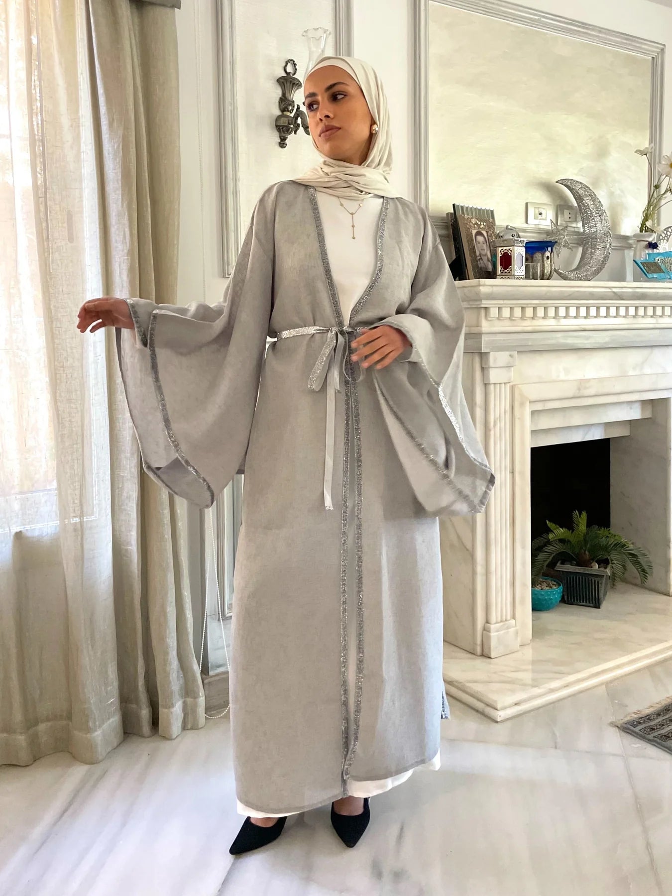 Linen kaftan - Tia