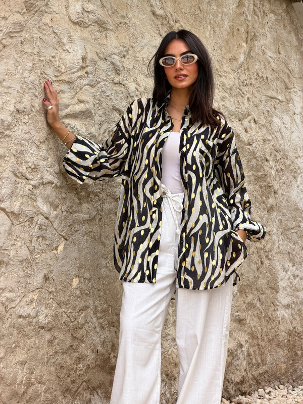 INDE ZEBRA SHIRT - Jupelan