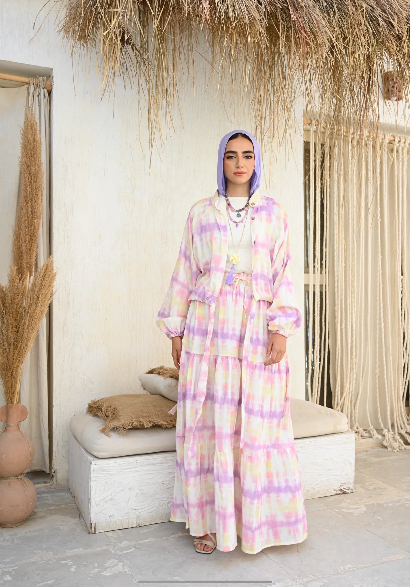 Cotton * tie-dye Top - Anjum