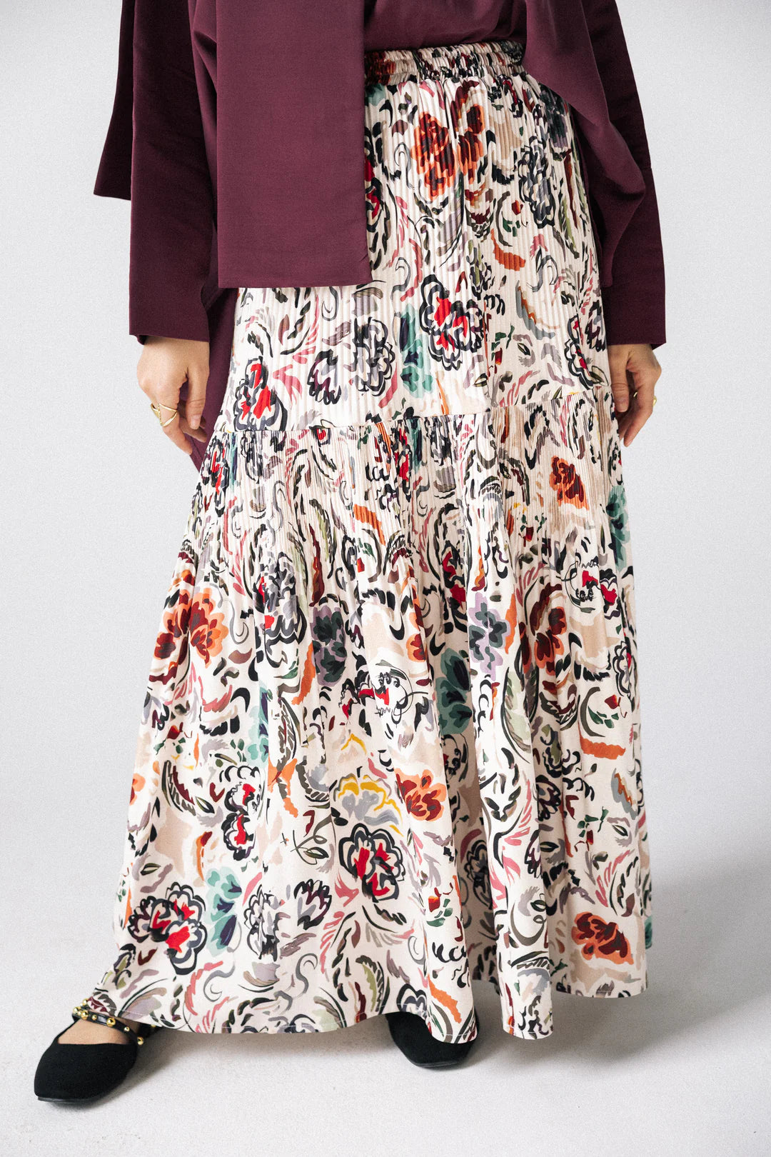 Bloom printed skirt - Chiffon