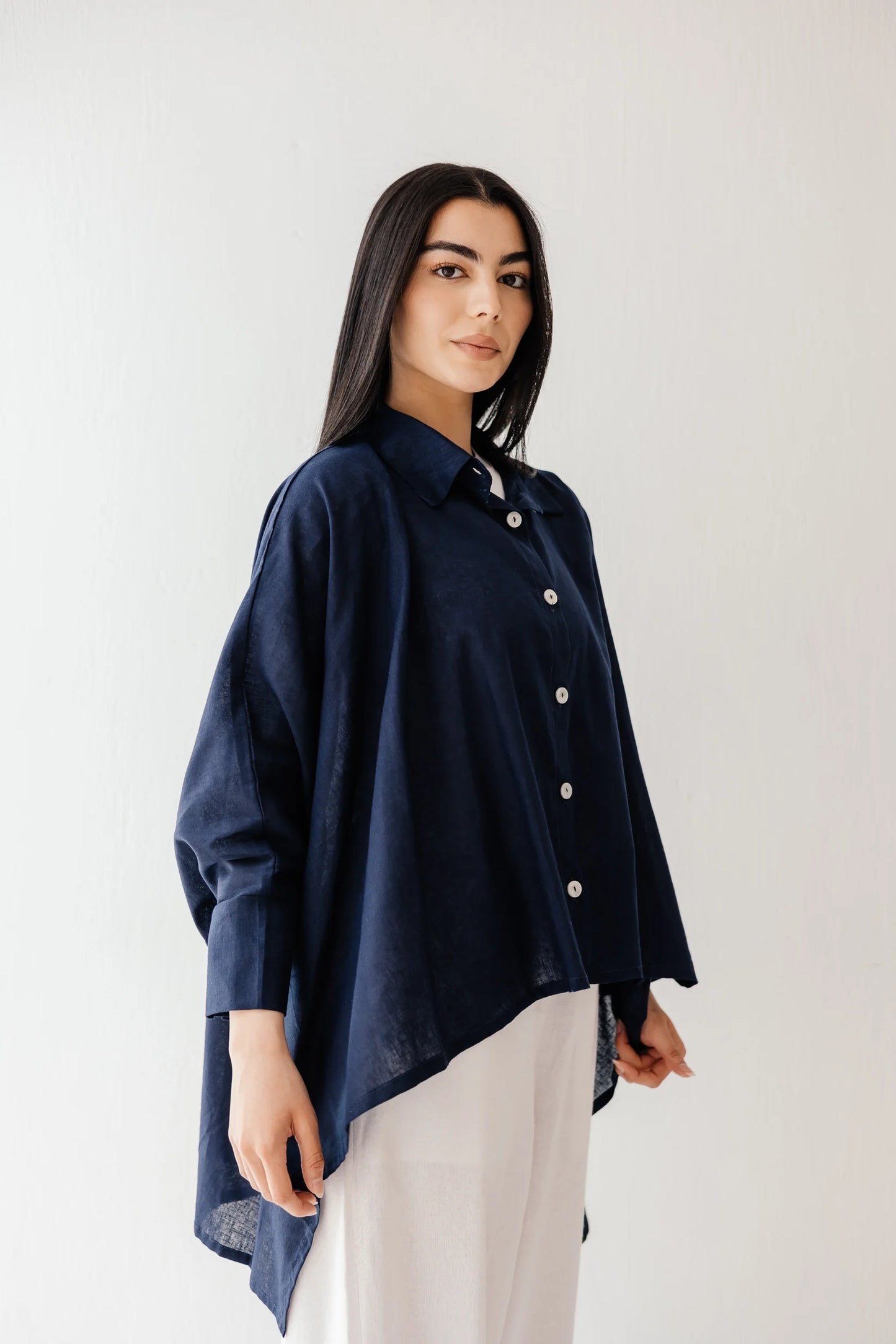 City Diaries Linen Cape - Amalia