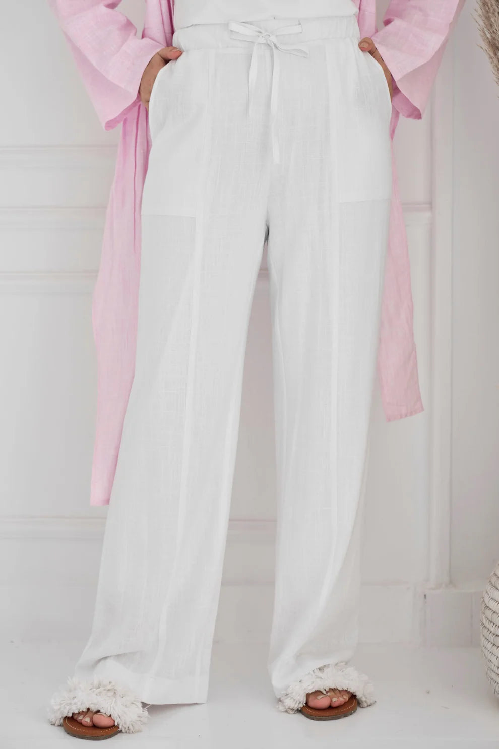 Sky Linen Pants - P&M