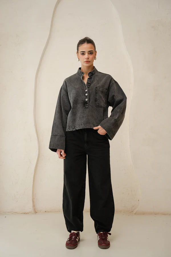 Enchanted Denim Top - OBI
