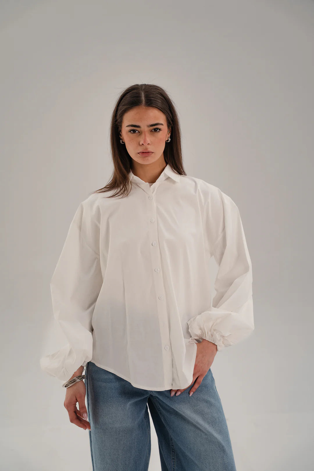 Puffed Sleeves Shirt - Taj sisters