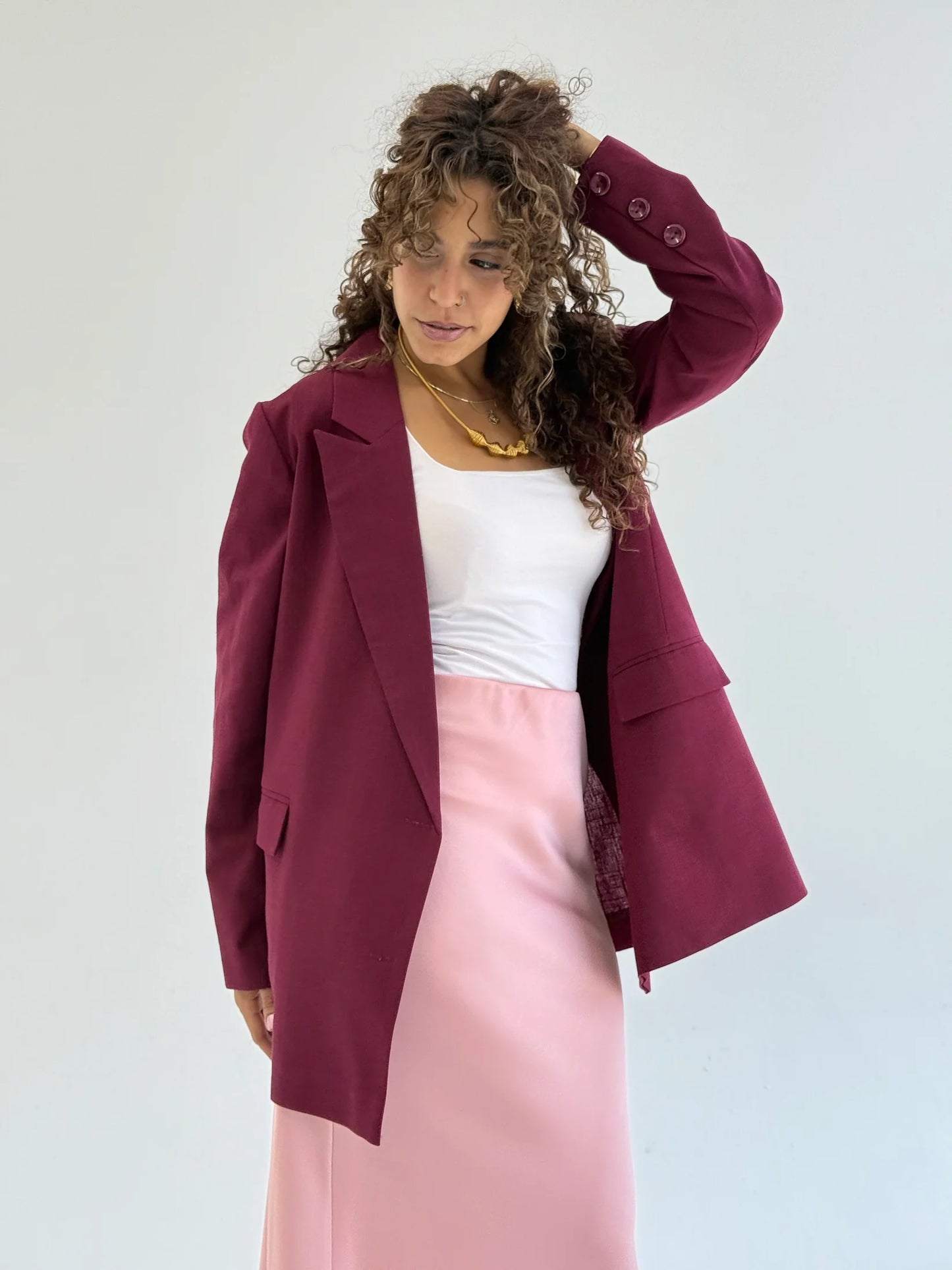 Linen blazer - Nk designs