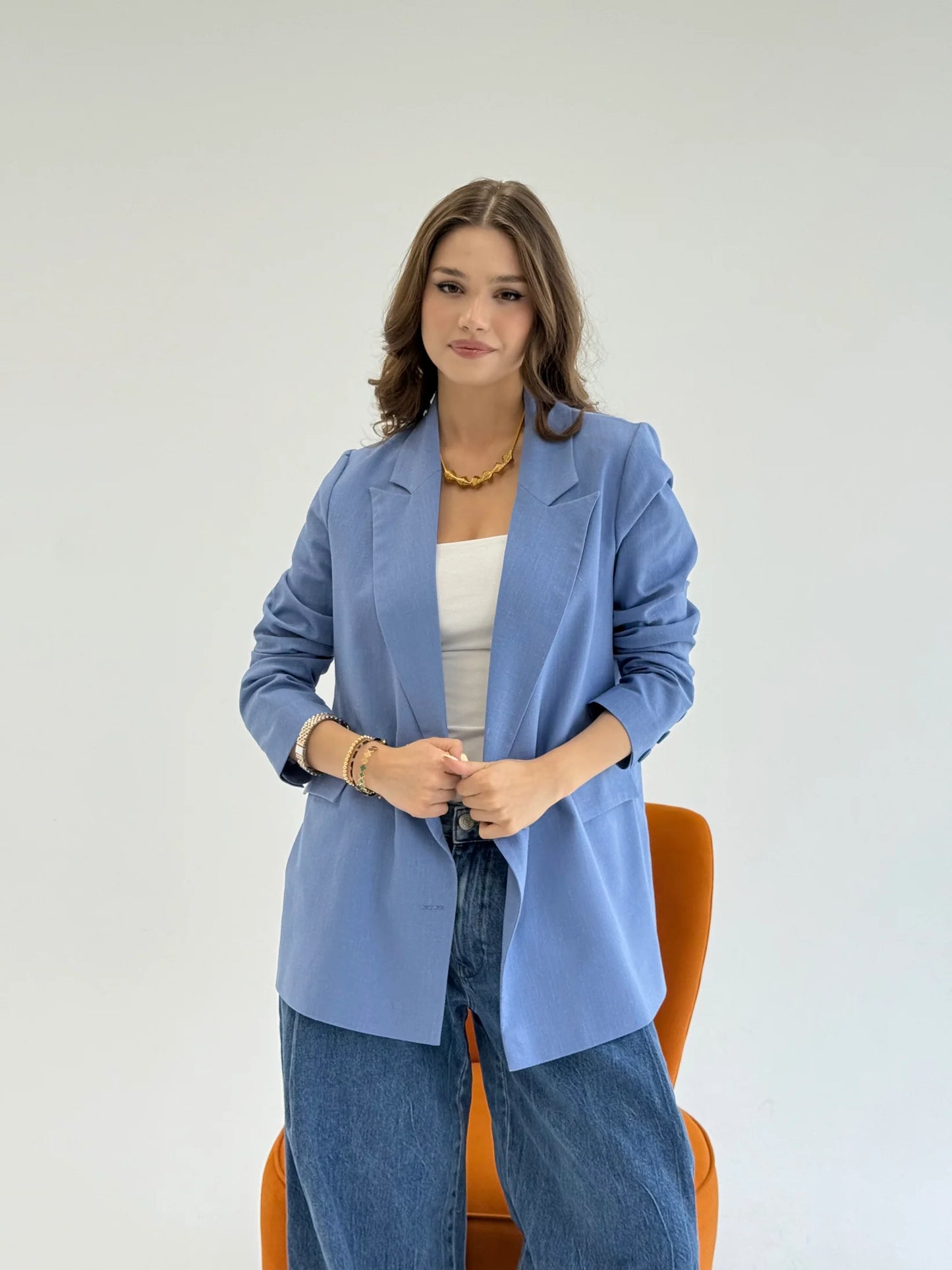 Linen blazer - Nk designs