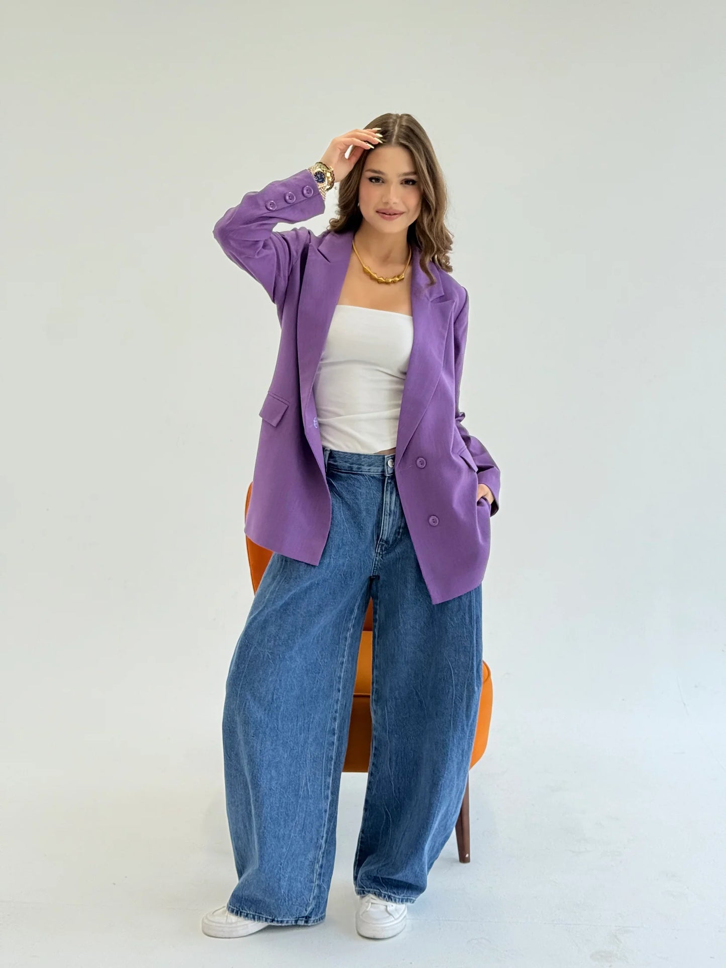 Linen blazer - Nk designs