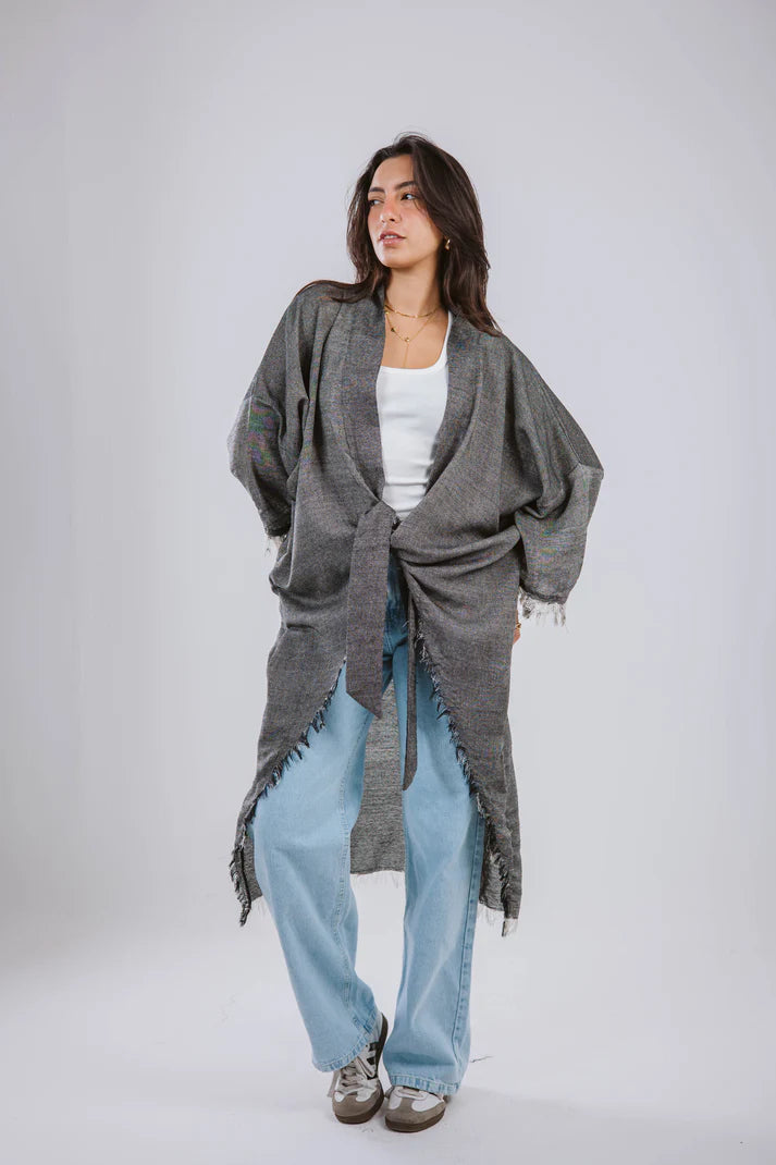 Fringes cardigan - Maison Taj
