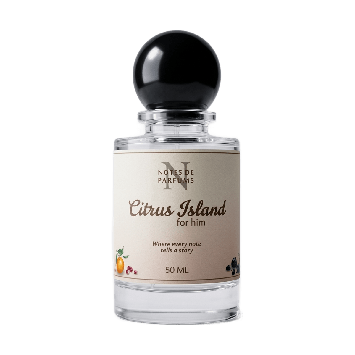 Citrus island - Notes de perfume - 50ML