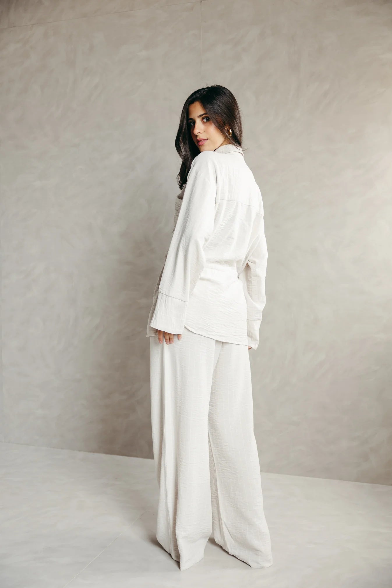 The Rayé Set pearl white - peach and mint