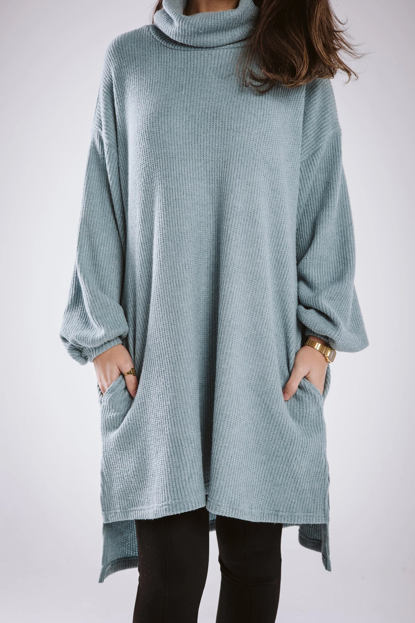 Cowl Neck Sweater - Taj Sisters
