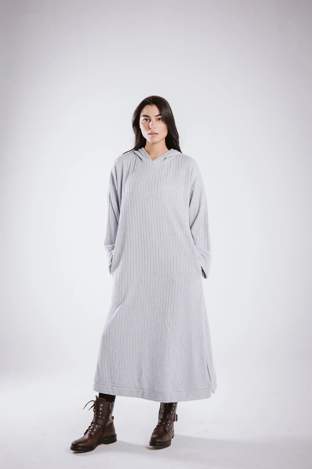 The Knitted Hoodie Dress - Taj sisters