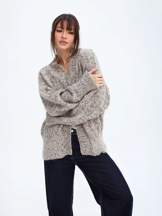 Crisp Air Knit Cardigan - Amalia