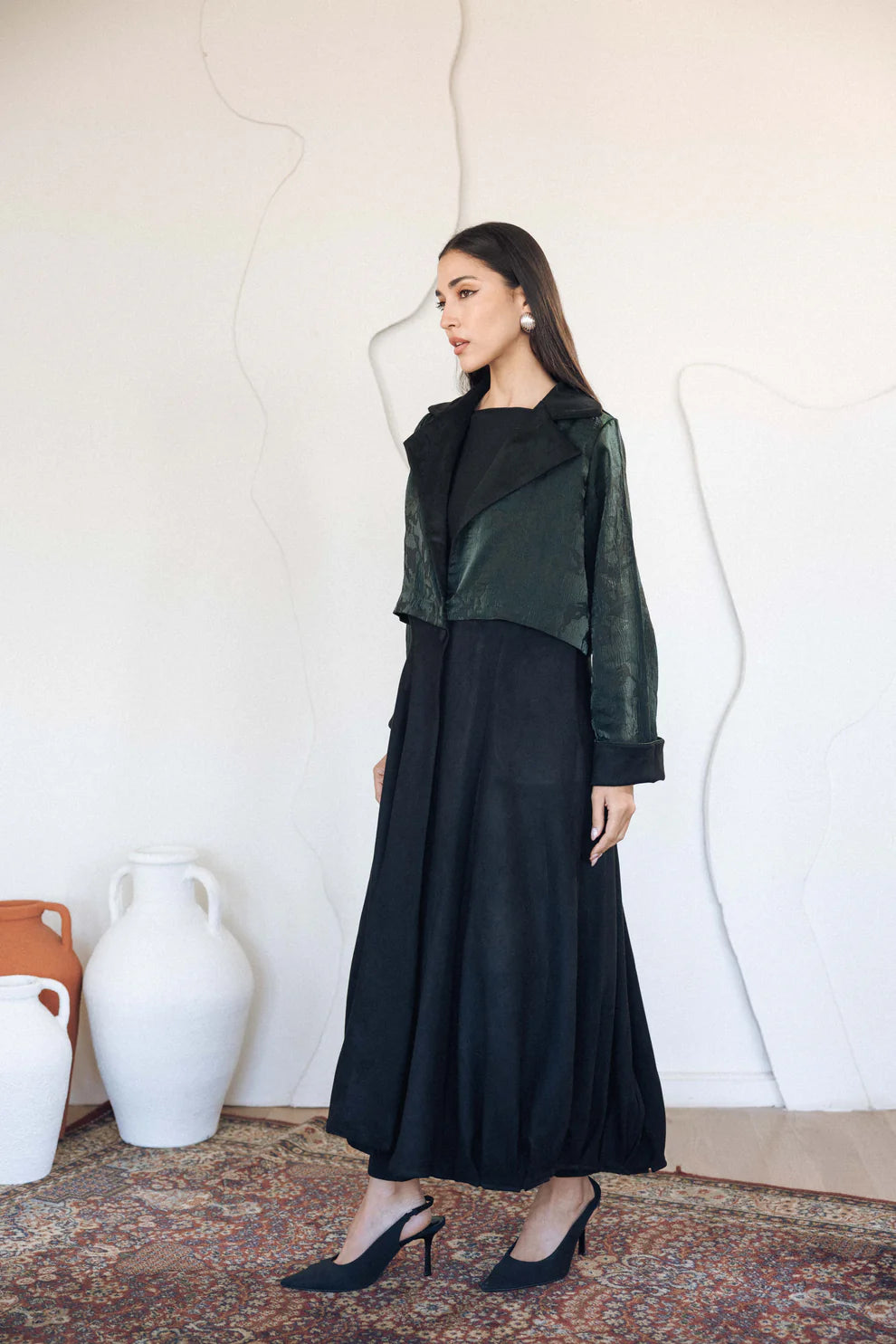 Sculpted balloon coat - Jeno