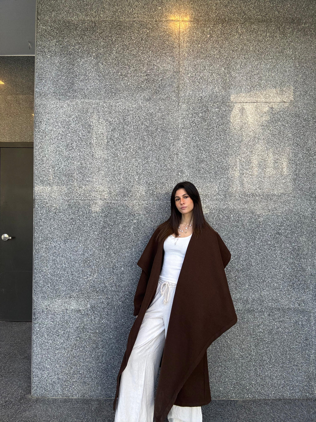 Wool High-Low Kimono - Notch