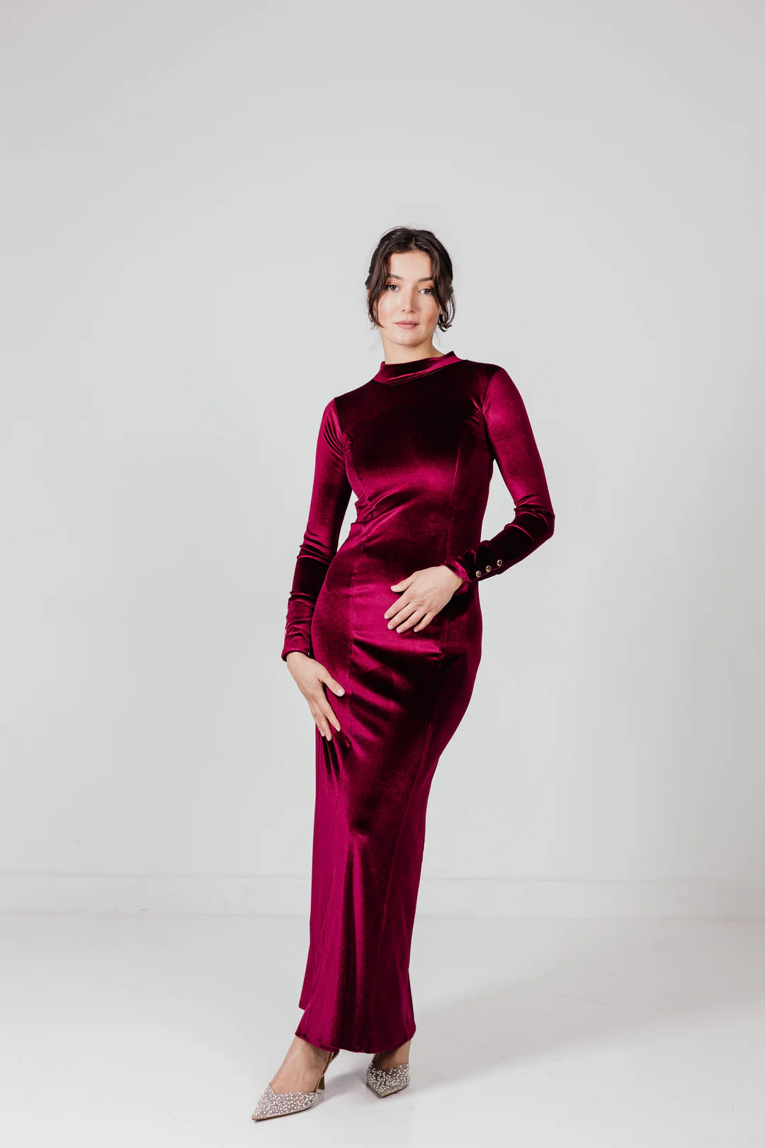 Velvet Maxi Dress - taj sisters