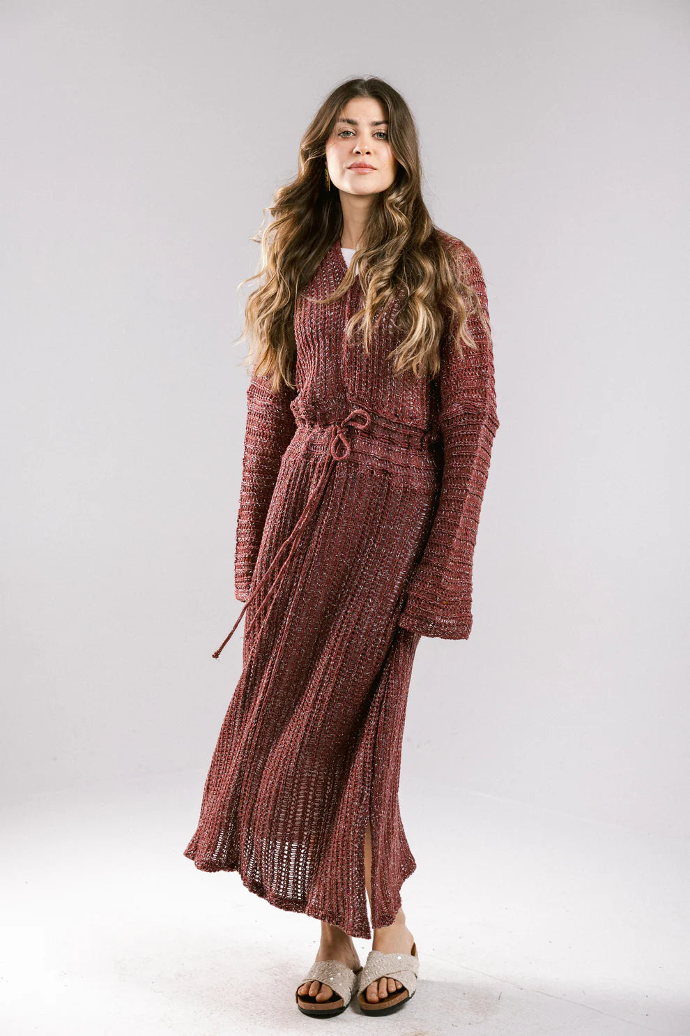 Sunbeam Crochet Coverup Dress - Amalia