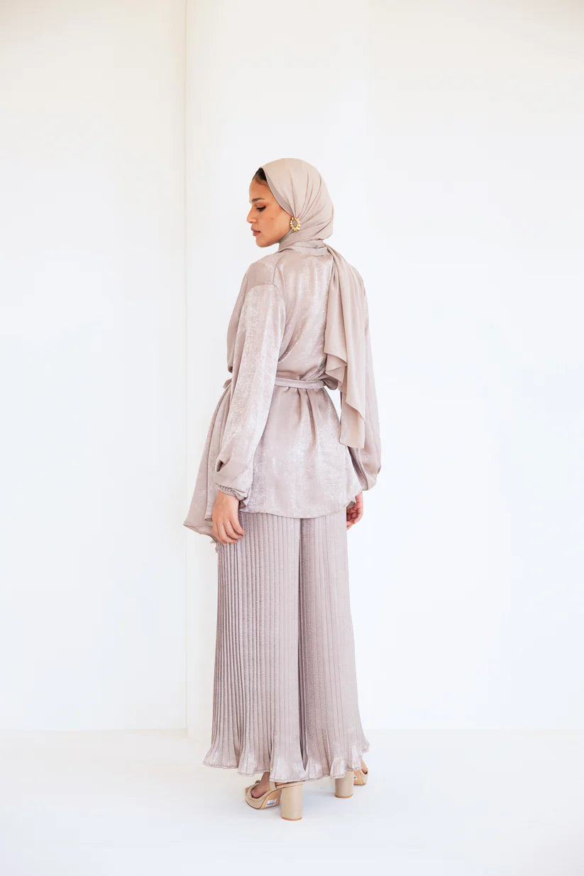 Pleated shimmer set - Dan