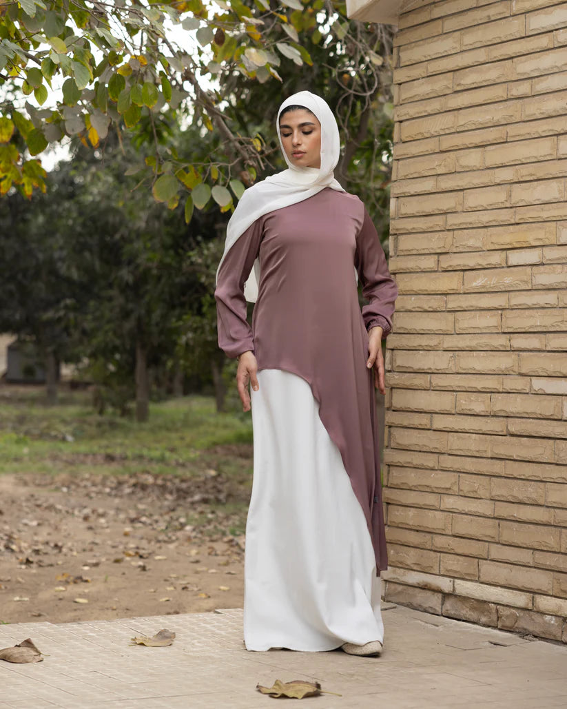Long silk blouse Code 82 - The cape
