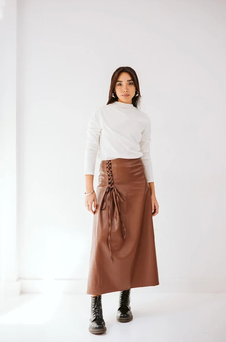 Leather Skirt - Notch