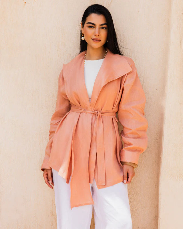 Amulet Linen Cardigan - Tamaa