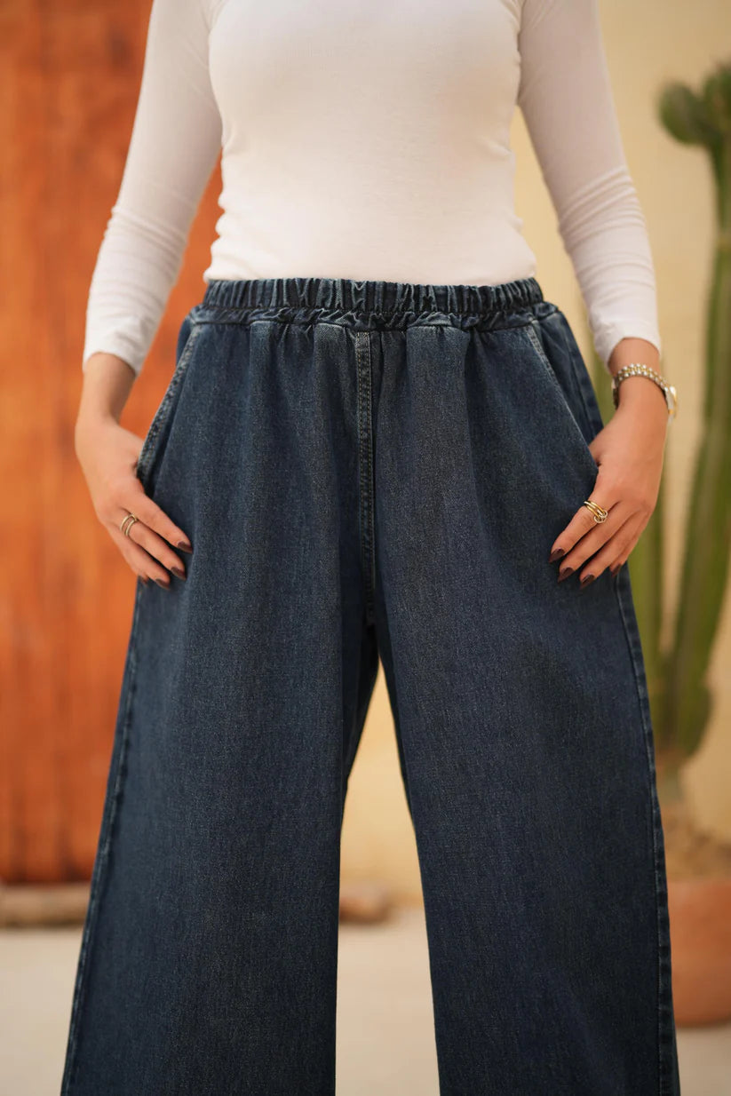 Essential Wide Leg Denim-Traumen