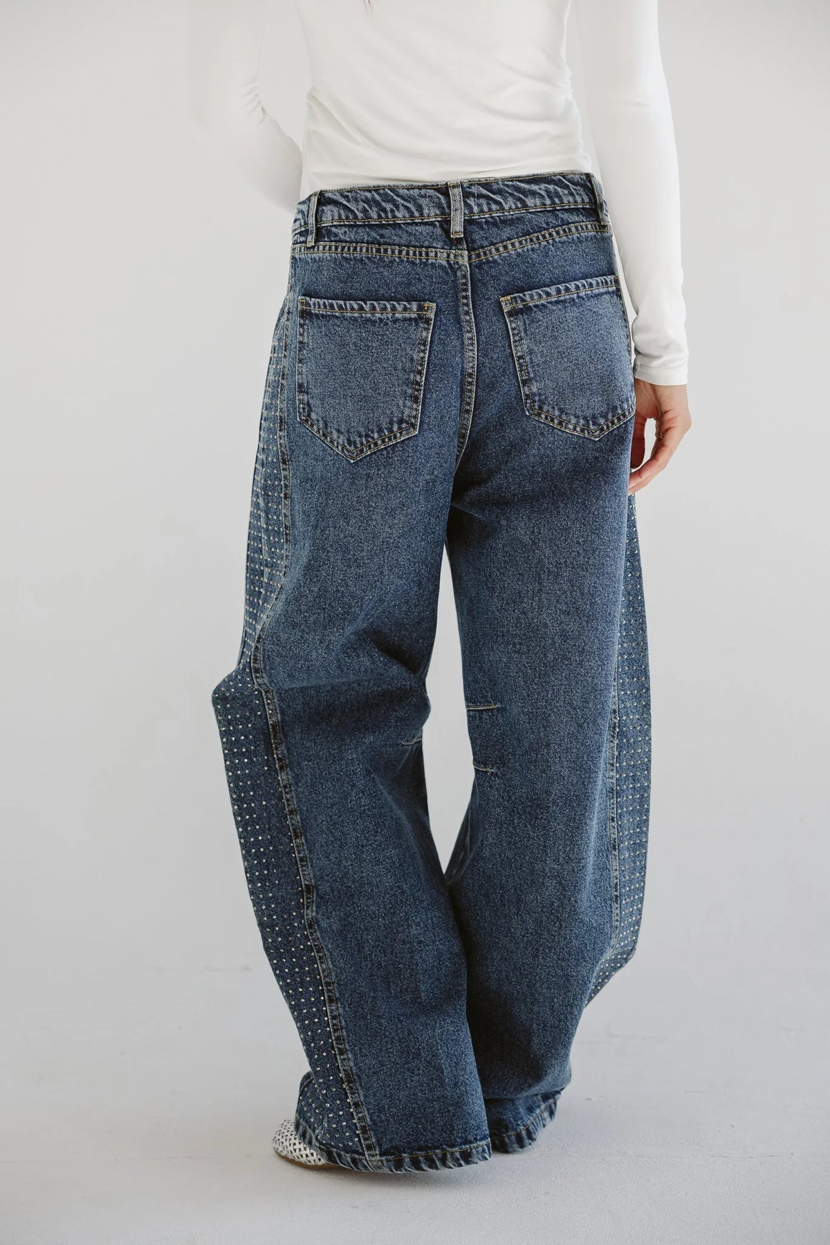 Diamond Parachute Pants - AB-L-Blue