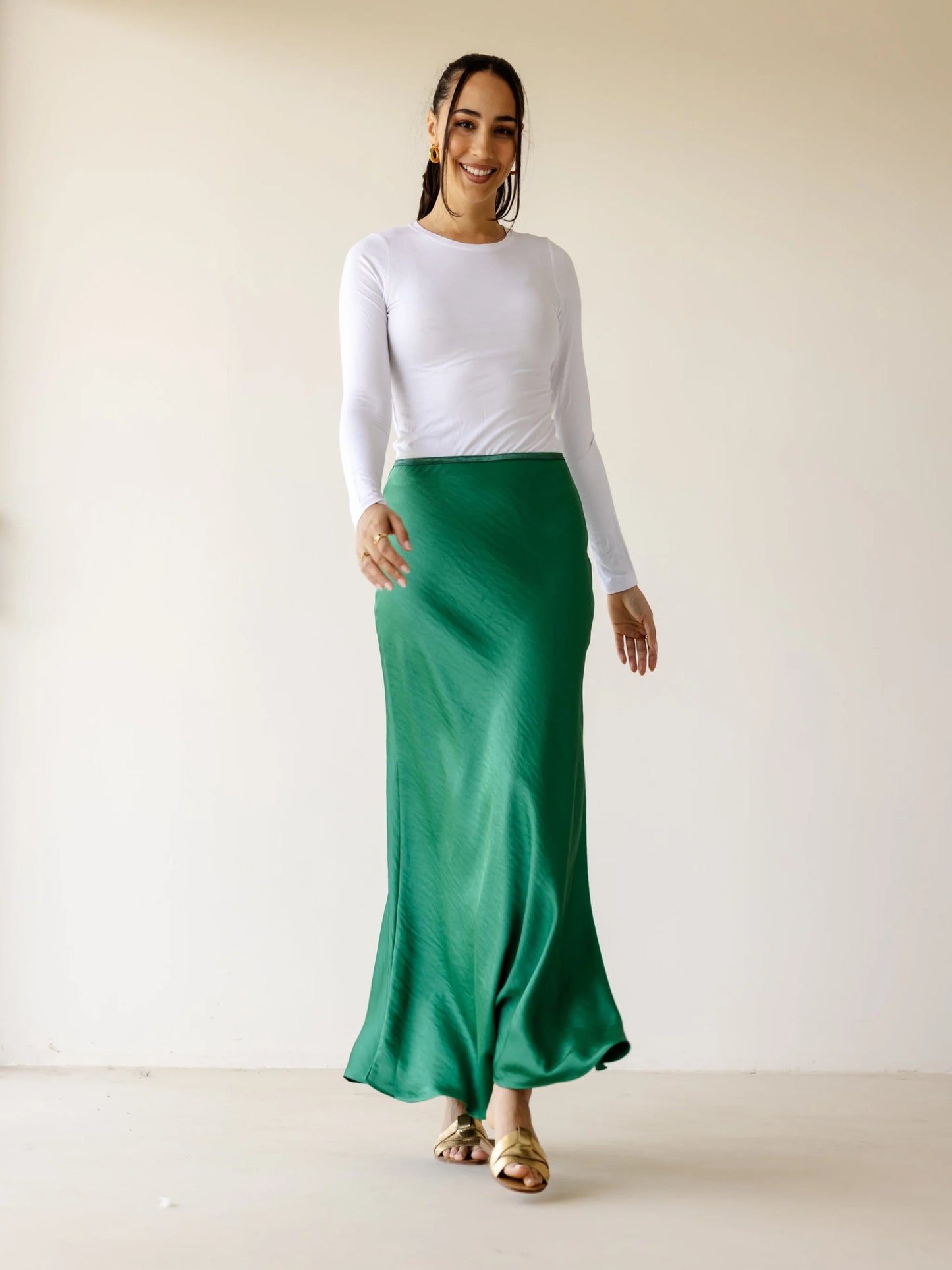 SATIN Skirt- ASCIA