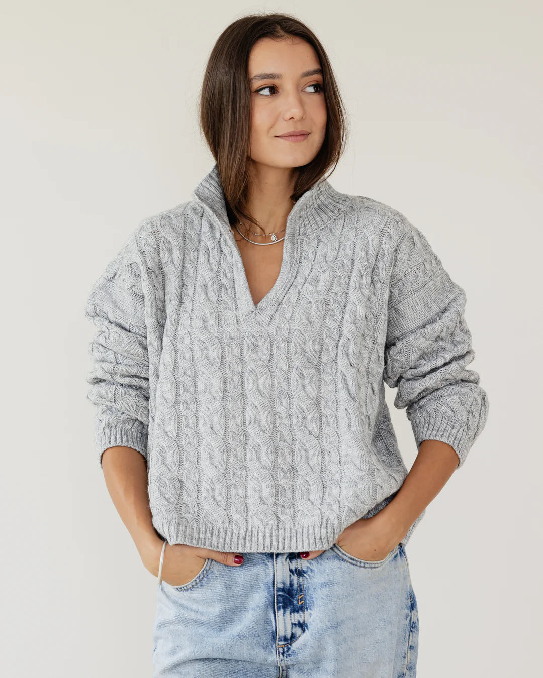 Cozy cable sweater - Ascia