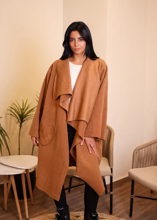 The vela wrap coat - Jeno