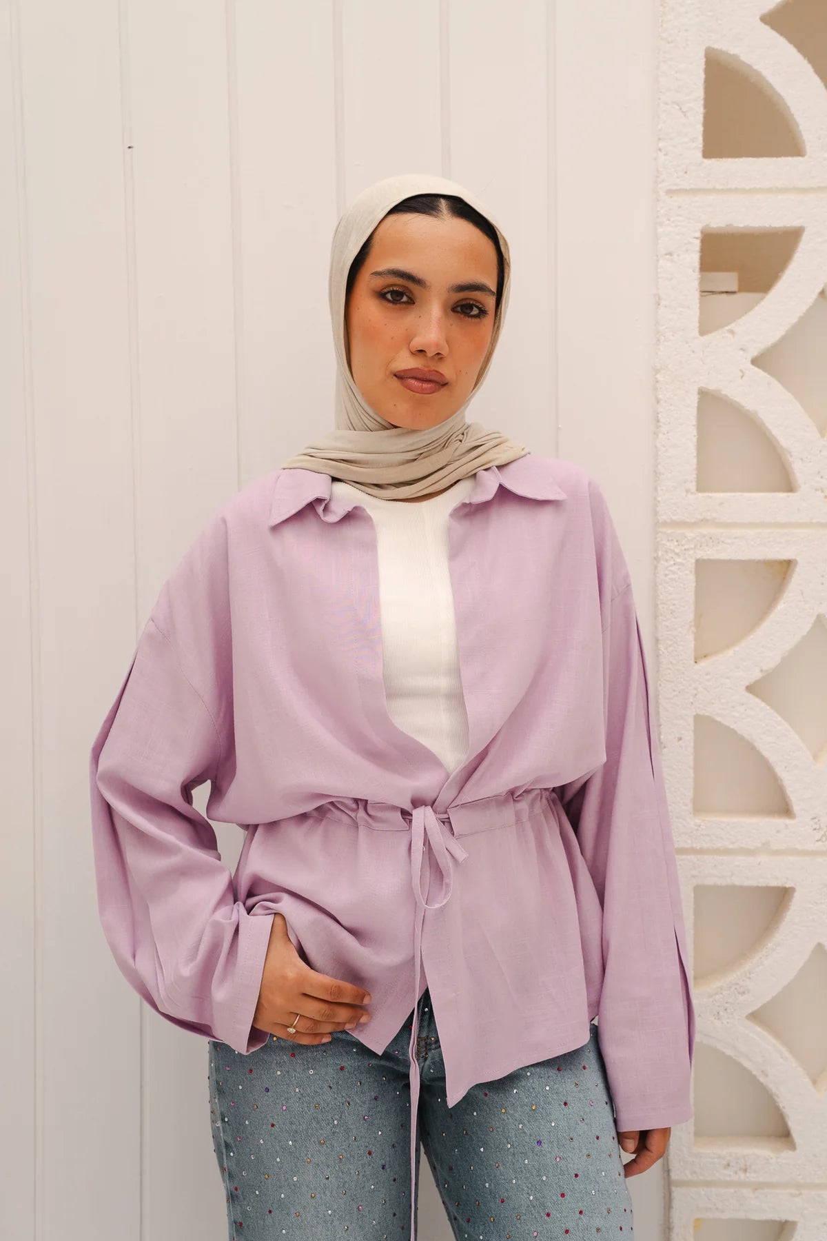 Slay you drawstring top - Double anne