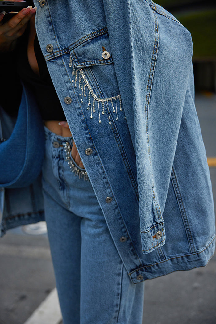 Studs denim jacket - Magazin