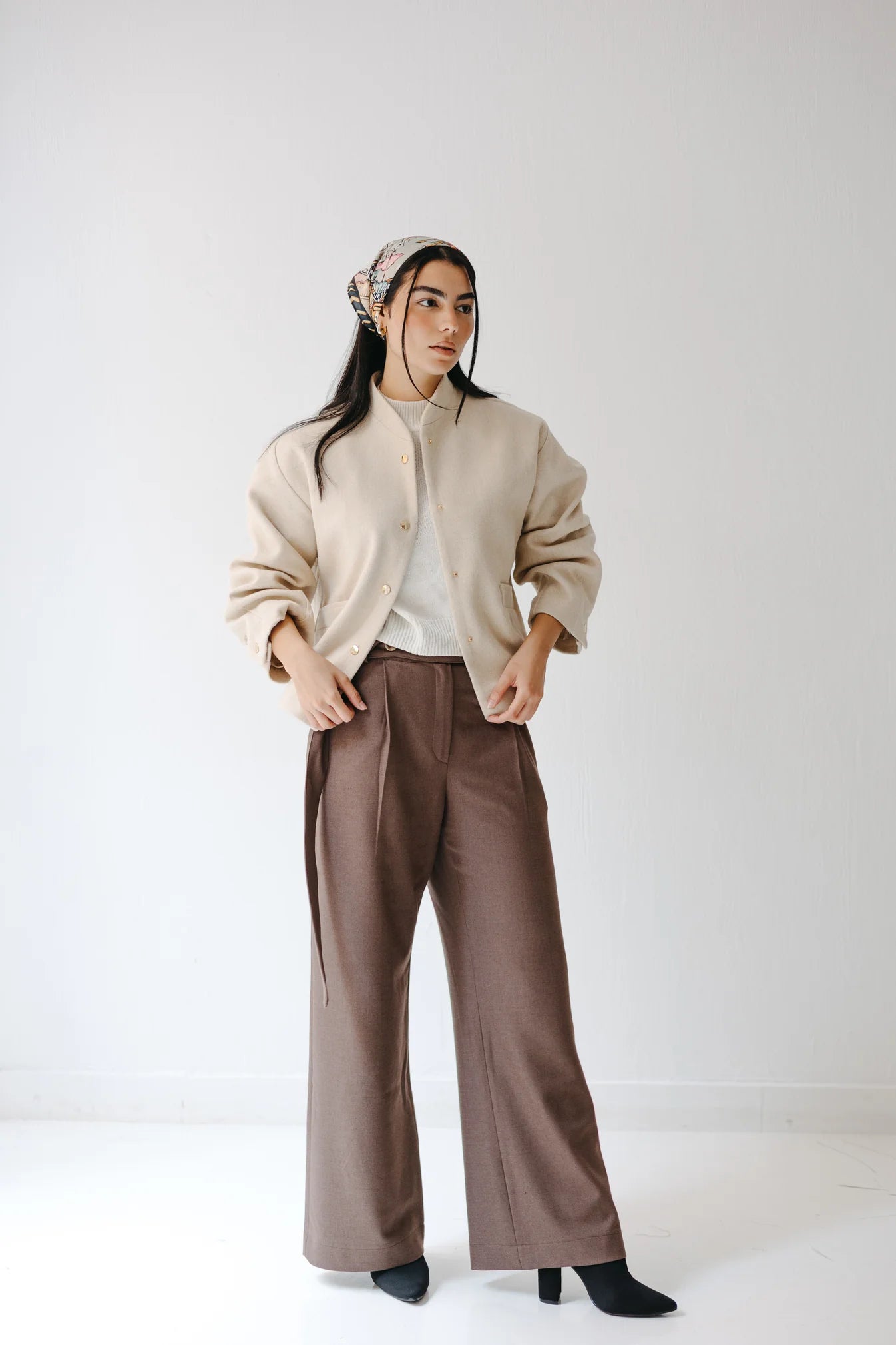 The form trousers - Peach and mint