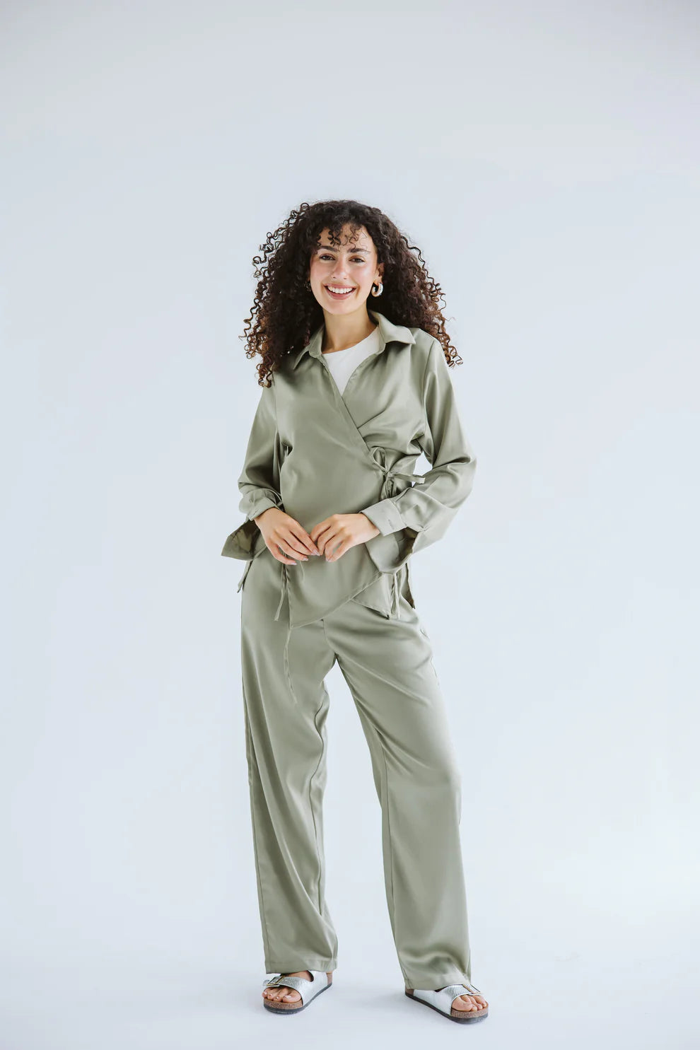 Island Dream Satin set - Amalia