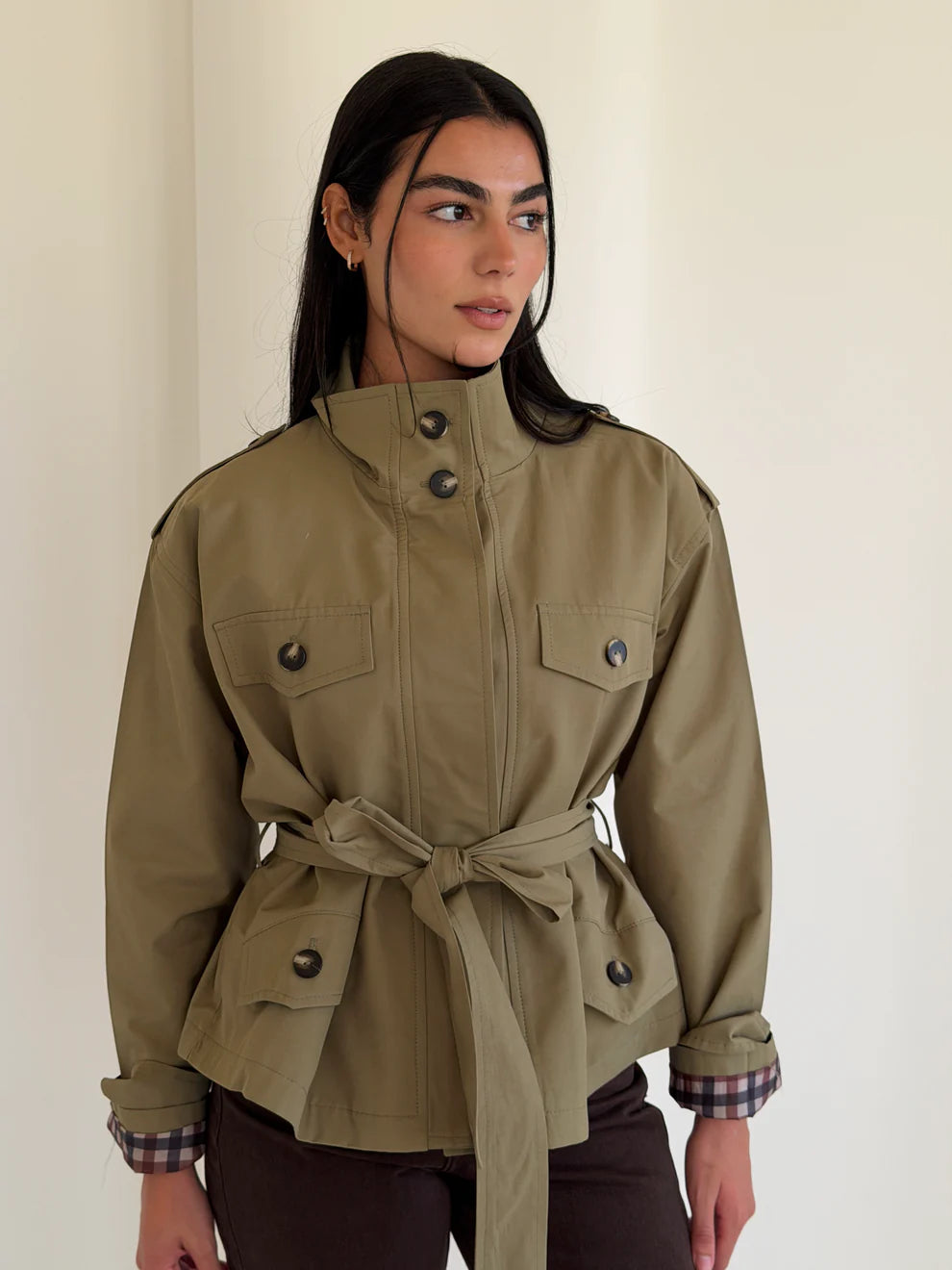 Stand Collar Jacket - Nk designs