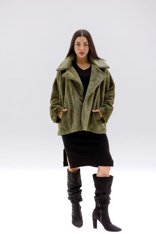 faux fur jacket - Jeno