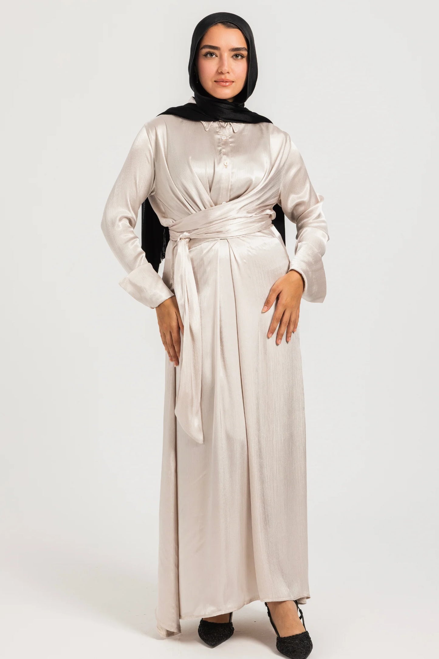 Aaliyah Silk Dress - Honna