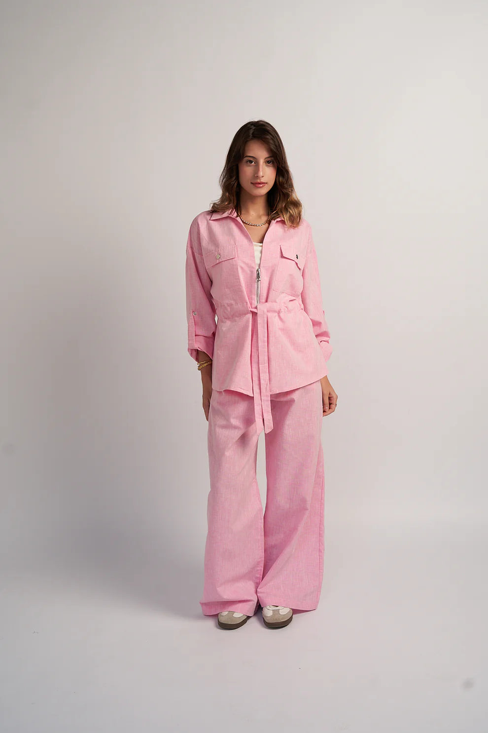 Blush Linen shirt - Auratex
